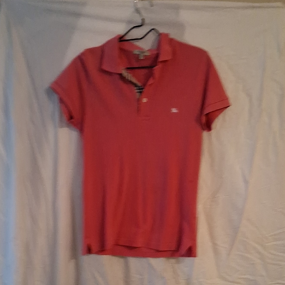 Burberry Coral Polo Shirt